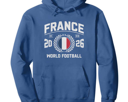 France Soccer Fan French Flag Patriotic Sports Hoodie