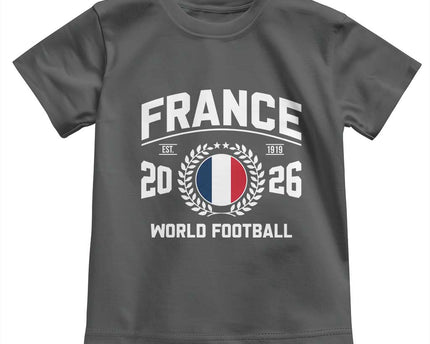 France Soccer Fan French Flag Patriotic Sports Toddler T-Shirt