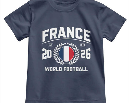 France Soccer Fan French Flag Patriotic Sports Toddler T-Shirt
