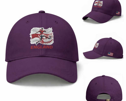 England Soccer Fan English Flag Baseball Cap