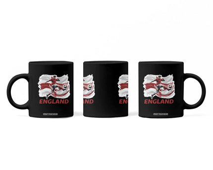 England Soccer Fan English Flag Coffee Mug