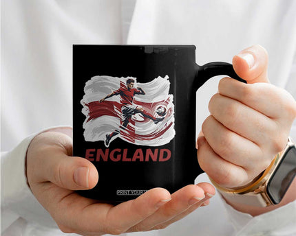 England Soccer Fan English Flag Coffee Mug