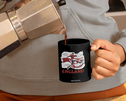 England Soccer Fan English Flag Coffee Mug