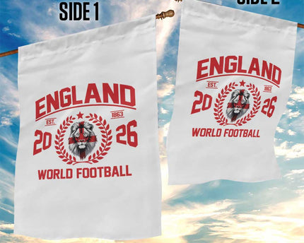 England Football Flag Garden Flag Lion St George Cross Soccer Fan Patriotic