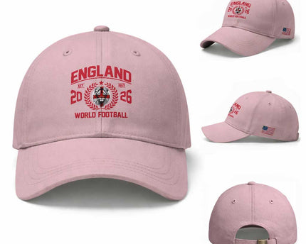 England Football Flag Baseball Cap Lion St George Cross Soccer Fan Patriotic
