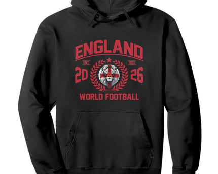 England Football Flag Hoodie Lion St George Cross Soccer Fan Patriotic