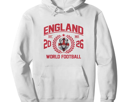 England Football Flag Hoodie Lion St George Cross Soccer Fan Patriotic