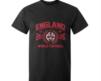 England Football Flag T-Shirt For Kid Lion St George Cross Soccer Fan Patriotic