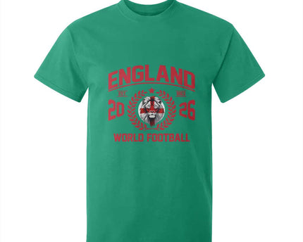 England Football Flag T-Shirt For Kid Lion St George Cross Soccer Fan Patriotic