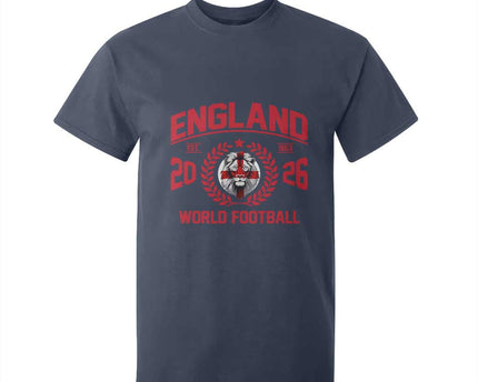 England Football Flag T-Shirt For Kid Lion St George Cross Soccer Fan Patriotic