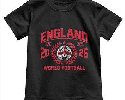 England Football Flag Toddler T-Shirt Lion St George Cross Soccer Fan Patriotic