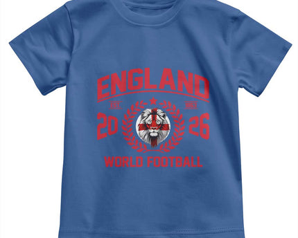 England Football Flag Toddler T-Shirt Lion St George Cross Soccer Fan Patriotic