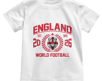 England Football Flag Toddler T-Shirt Lion St George Cross Soccer Fan Patriotic