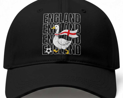 England Soccer Football Baseball Cap Silly Goose England Flag Fan Supporter