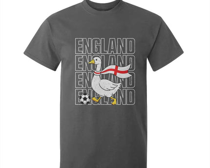 England Soccer Football T-Shirt For Kid Silly Goose England Flag Fan Supporter