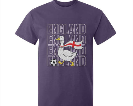 England Soccer Football T-Shirt For Kid Silly Goose England Flag Fan Supporter