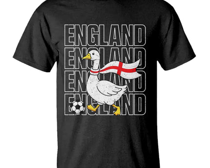 England Soccer Football T-Shirt Silly Goose England Flag Fan Supporter