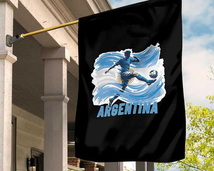 Argentina Soccer Fan Argentinian Flag Patriotic Sports Garden Flag