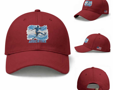 Argentina Soccer Fan Argentinian Flag Patriotic Sports Baseball Cap