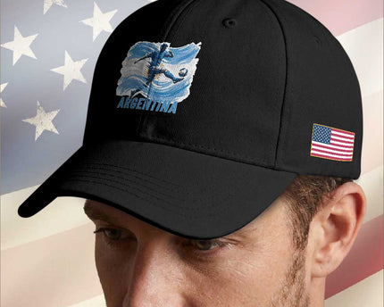 Argentina Soccer Fan Argentinian Flag Patriotic Sports Baseball Cap