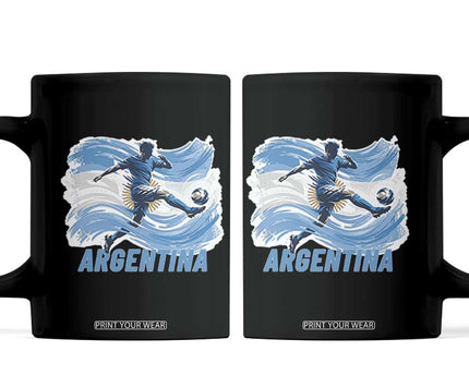 Argentina Soccer Fan Argentinian Flag Patriotic Sports Coffee Mug
