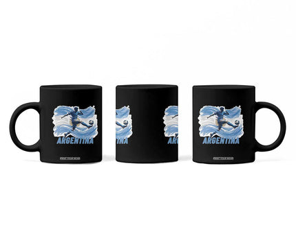 Argentina Soccer Fan Argentinian Flag Patriotic Sports Coffee Mug