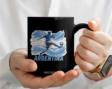 Argentina Soccer Fan Argentinian Flag Patriotic Sports Coffee Mug