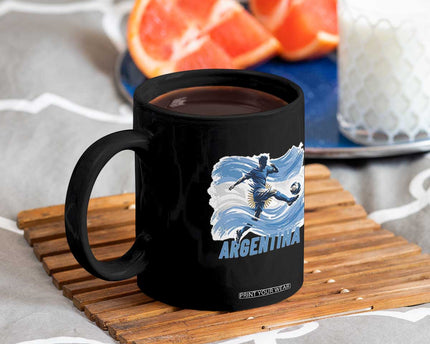 Argentina Soccer Fan Argentinian Flag Patriotic Sports Coffee Mug