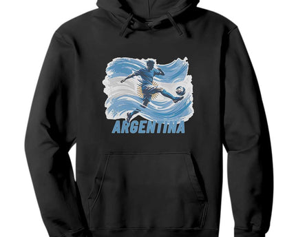Argentina Soccer Fan Argentinian Flag Patriotic Sports Hoodie