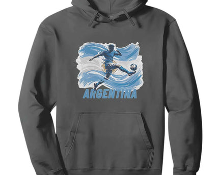 Argentina Soccer Fan Argentinian Flag Patriotic Sports Hoodie