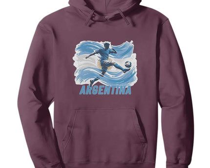 Argentina Soccer Fan Argentinian Flag Patriotic Sports Hoodie