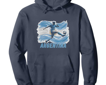 Argentina Soccer Fan Argentinian Flag Patriotic Sports Hoodie