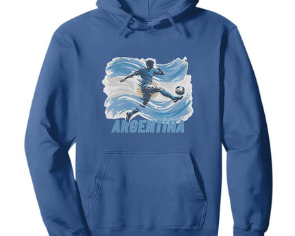 Argentina Soccer Fan Argentinian Flag Patriotic Sports Hoodie