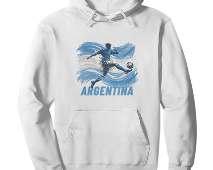 Argentina Soccer Fan Argentinian Flag Patriotic Sports Hoodie
