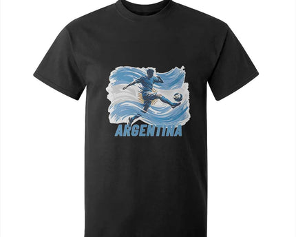 Argentina Soccer Fan Argentinian Flag Patriotic Sports T-Shirt For Kid
