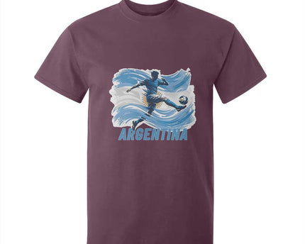 Argentina Soccer Fan Argentinian Flag Patriotic Sports T-Shirt For Kid