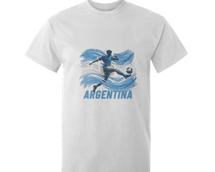 Argentina Soccer Fan Argentinian Flag Patriotic Sports T-Shirt For Kid