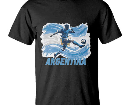 Argentina Soccer Fan Argentinian Flag Patriotic Sports T-Shirt