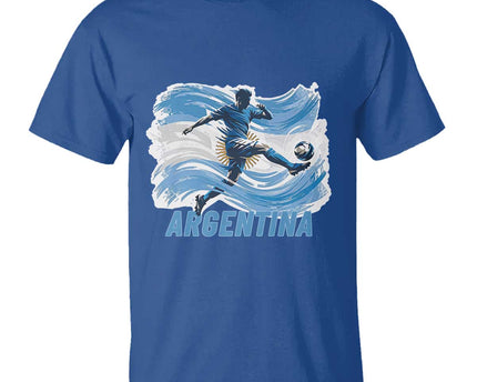 Argentina Soccer Fan Argentinian Flag Patriotic Sports T-Shirt