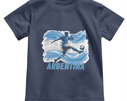 Argentina Soccer Fan Argentinian Flag Patriotic Sports Toddler T-Shirt