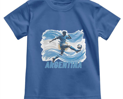 Argentina Soccer Fan Argentinian Flag Patriotic Sports Toddler T-Shirt