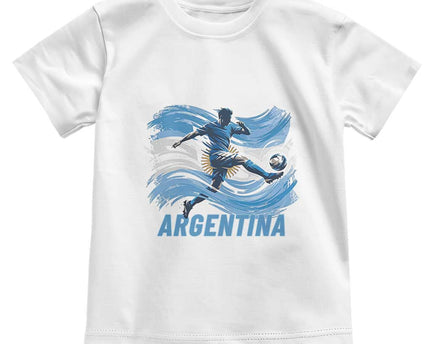 Argentina Soccer Fan Argentinian Flag Patriotic Sports Toddler T-Shirt