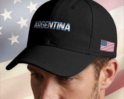 Vintage Argentina Flag Retro Argentinian Baseball Cap
