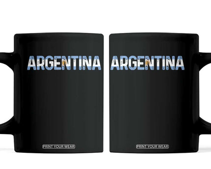Vintage Argentina Flag Retro Argentinian Coffee Mug