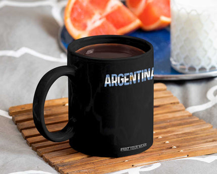 Vintage Argentina Flag Retro Argentinian Coffee Mug