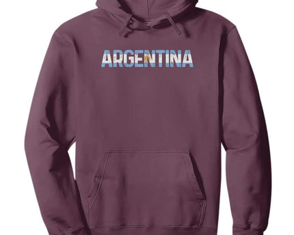 Vintage Argentina Flag Retro Argentinian Hoodie