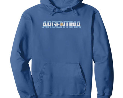 Vintage Argentina Flag Retro Argentinian Hoodie