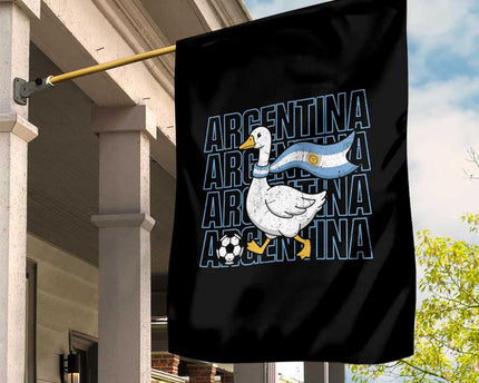 Argentina Soccer Football Garden Flag Silly Goose Argentinian Flag Fan Supporter