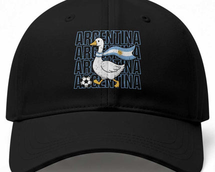 Argentina Soccer Football Baseball Cap Silly Goose Argentinian Flag Fan Supporter