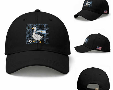 Argentina Soccer Football Baseball Cap Silly Goose Argentinian Flag Fan Supporter